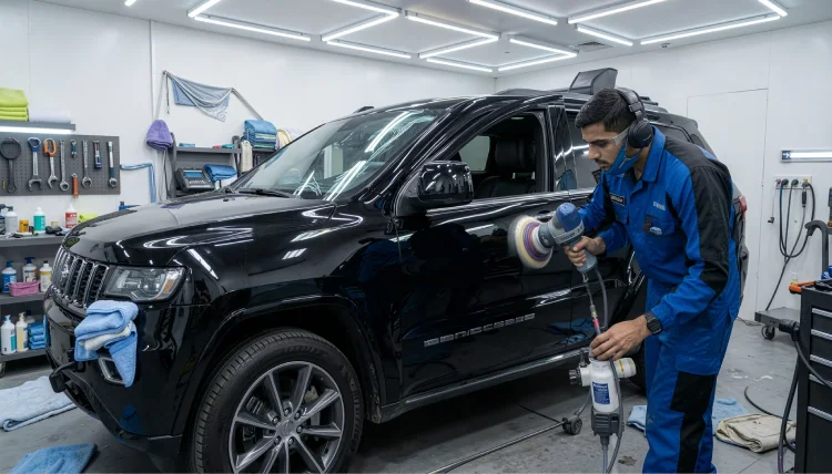 Interior Cleaning and Body Polish Services in Sharjah